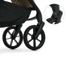 Прогулочная коляска El Camino Chloe ME 1191 Night Black черная с алюминиевой рамой фото 99