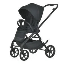 Прогулочная коляска El Camino Chloe ME 1191 Asphalt Gray темно-серая с алюминиевой рамой
