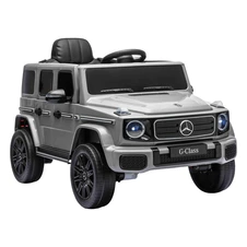 Детский электромобиль JJ2580EBLR-11(24V) серый Mercedes с 4 моторами по 35 Вт купить