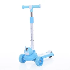 Трехколесный самокат JR3-201-BL голубой iTrike Maxi-big