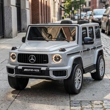 Детский электромобиль Mercedes M 6544EBLR-11(24V) серый два мотора по 200 Вт