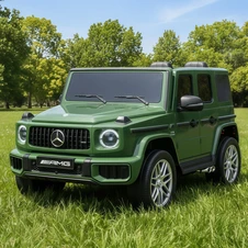 Детский электромобиль Mercedes M 6544EBLR-10(24V) зеленый два мотора по 200 Вт фото 11
