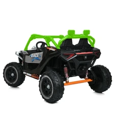 Двухместный детский багги M 6149EBLR-11-7(24V) серо-оранжевый два двигателя по 120W фото 33