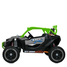 Двухместный детский багги M 6149EBLR-11-7(24V) серо-оранжевый два двигателя по 120W фото 44