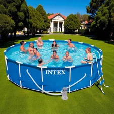 Каркасный бассейн Intex 28228, 457 х 84 см., с фильтр-насосом фото 33