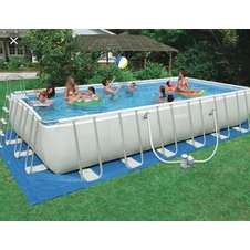 Каркасный бассейн Intex 28366, 732 х 366 х 132 см., песочный с хлоргенератором купить