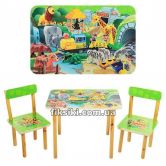 Детский столик 501-19 Конструктор со стульчиками