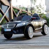 Детский электромобиль M 3270 EBLR-2, BMW с кожаным сиденьем, чёрный