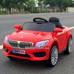 Детский электромобиль M 3270 EBLR-3, BMW с кожаным сиденьем, красный