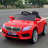 Детский электромобиль M 3270 EBLR-3, BMW с кожаным сиденьем, красный