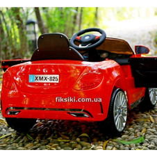 Детский электромобиль XM825 EVA RED Mercedes, мягкие колеса, красный фото 11