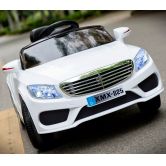 Детский электромобиль XM825 EVA WHITE Mercedes, мягкие колеса, белый купить