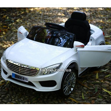 Детский электромобиль XM825 EVA WHITE Mercedes, мягкие колеса, белый фото 44