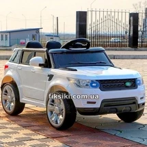 Детский электромобиль M 3402 EBLR-1, Range Rover, мягкое сиденье, белый