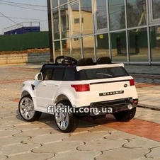Детский электромобиль M 3402 EBLR-1, Range Rover, мягкое сиденье, белый фото 11