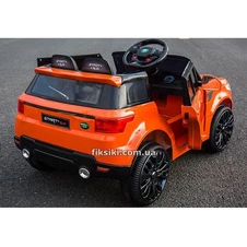 Детский электромобиль M 3402 EBLR-7, Range Rover, мягкое сиденье, оранжевый фото 11