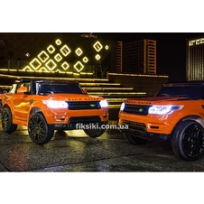 Детский электромобиль M 3402 EBLR-7, Range Rover, мягкое сиденье, оранжевый фото 55