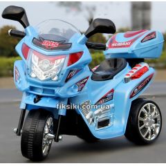Детский мотоцикл M 0637 на аккумуляторе, голубой