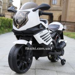 Купить Детский мотоцикл M 3578 EL-1, кожаное сиденье, белый
