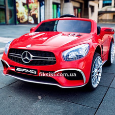 Детский электромобиль M 3583 EBLR-3 Mercedes, мягкое сиденье, красный фото 44