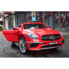 Детский электромобиль M 3583 EBLR-3 Mercedes, мягкое сиденье, красный фото 55