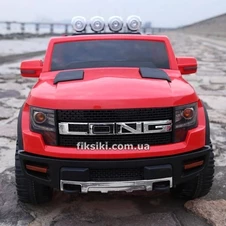 Детский электромобиль M 3579 EBLR-3, Ford с кожаным сиденьем, красный фото 33