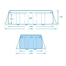 Каркасный бассейн Intex 26776, 400 х 200 х 100 см., с фильтр-насосом фото 55