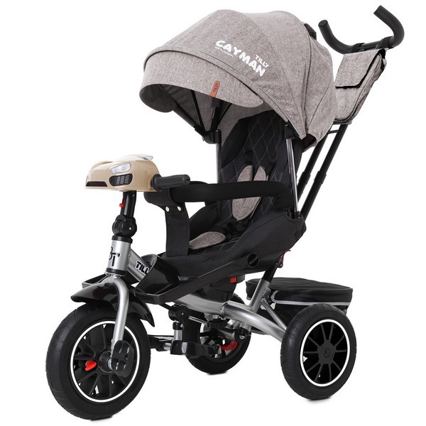 Кликните для увеличения изображения Купить Велосипед трехколесный TILLY CAYMAN T-381/2 Бежевый лен, с пультом