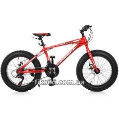 Велосипед 20 д. EB20POWER 1.0 S20.4, фетбайк, красный