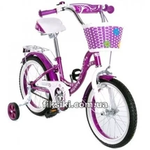 Велосипед двухколесный 16'' SW-17017-16, фиолетовый, с корзинкой