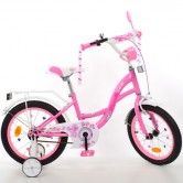 Велосипед детский PROF1 16д. Y1621, розовый, Butterfly