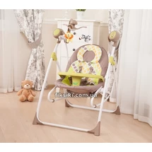 Детские колыбель-качели CRL-0005 Beige Stripe, CARRELLO Nanny 3 в 1 купить