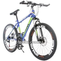 Спортивный велосипед 24 д. AGIOM TZ-M1607, черно-синий
