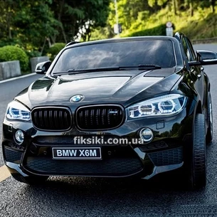 Детский электромобиль JJ 2168 EBLR-2, двухместный BMW, черный