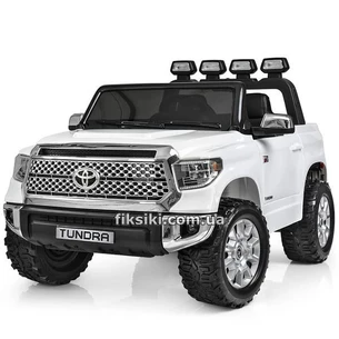 Детский электромобиль JJ 2266 AEBLR-1, двухместный Toyota Tundra, белый