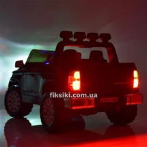 Детский электромобиль JJ 2266 AEBLR-2, двухместный Toyota Tundra, черный купить