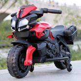 Детский мотоцикл M 3832 EL-2-3, мягкое сиденье, красно-черный