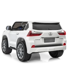 Детский электромобиль M 3906 EBLR-1, Lexus с 4 моторами, белый фото 16