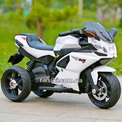 Купить Детский мотоцикл M 3912 EL-1, c кожаным сиденьем, белый
