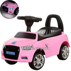 Купить Детская каталка-толокар M 3147 A(MP3)-8, Audi, розовая