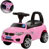 Детская каталка-толокар M 3147 B(MP3)-8, BMW, розовая