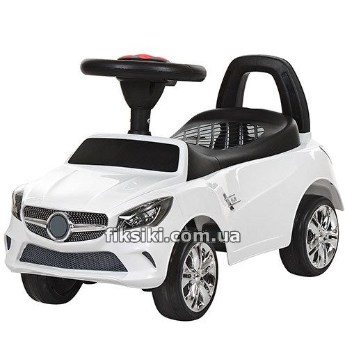 Кликните для увеличения изображения Купить Детская каталка-толокар M 3147 C(MP3)-1, Mercedes, белая
