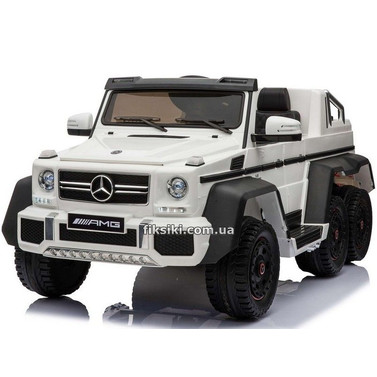 Детский электромобиль M 3962 ABLR-1, двухместный Mercedes, белый