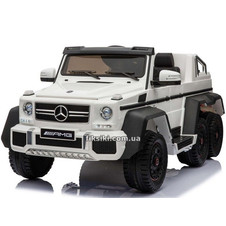 Детский электромобиль M 3962 ABLR-1, двухместный Mercedes, белый
