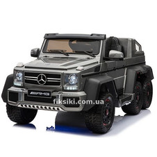 Детский электромобиль M 3962 ABLR-11, двухместный Mercedes, серебристый