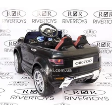 Детский электромобиль M 3213 EBLR-2, Land Rover с кожаным сиденьем, черный фото 11