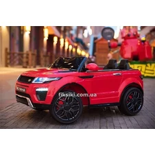 Детский электромобиль M 3213 EBLR-3, Land Rover с кожаным сиденьем, красный фото 33