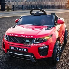Детский электромобиль M 3213 EBLR-3, Land Rover с кожаным сиденьем, красный фото 44
