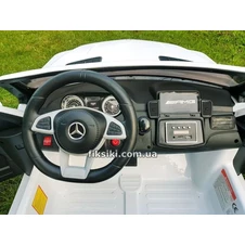 Детский электромобиль M 3565 (MP4) EBLR-1, двухместный Mercedes, белый фото 77