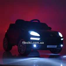 Детский электромобиль M 3178 EBLR-3, Porsche Macan с кожаным сиденьем, красный фото 55